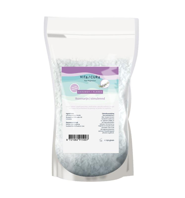 Vitacura Magnesium Zout Flakes Rozemarijn (150 gr)