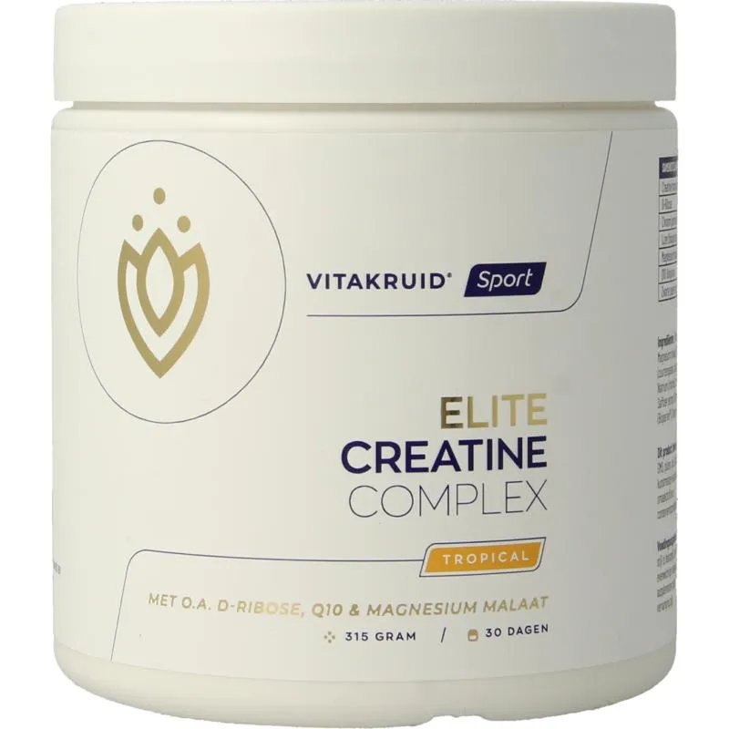 Vitakruid Elite Creatine Monohydraat Complex - Tropical (315 gr)