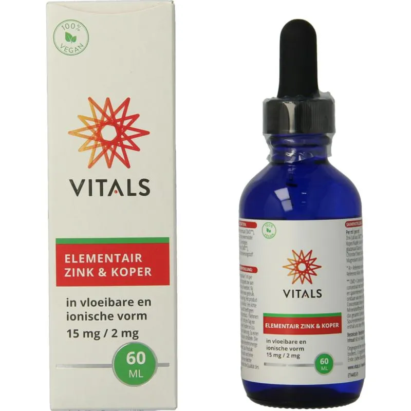 Vitals Elementair Zink & Koper (60 ml)