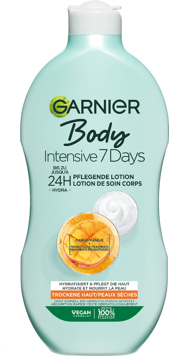 Garnier Body Intensive 7 Days Bodylotion Mango-Extract & Probiotica (400 ml)