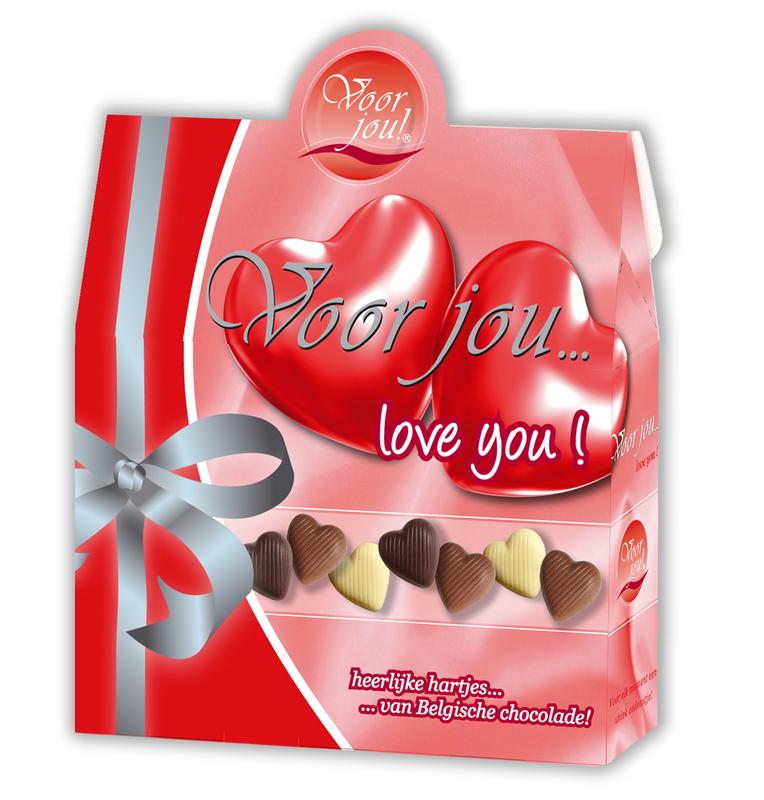 Voor Jou! Cadeaudoosje Love You (100 gr)