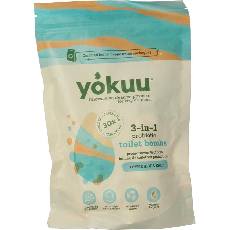 Yokuu Toilet Bomb Thyme And Sea Salt (30 tabletten)