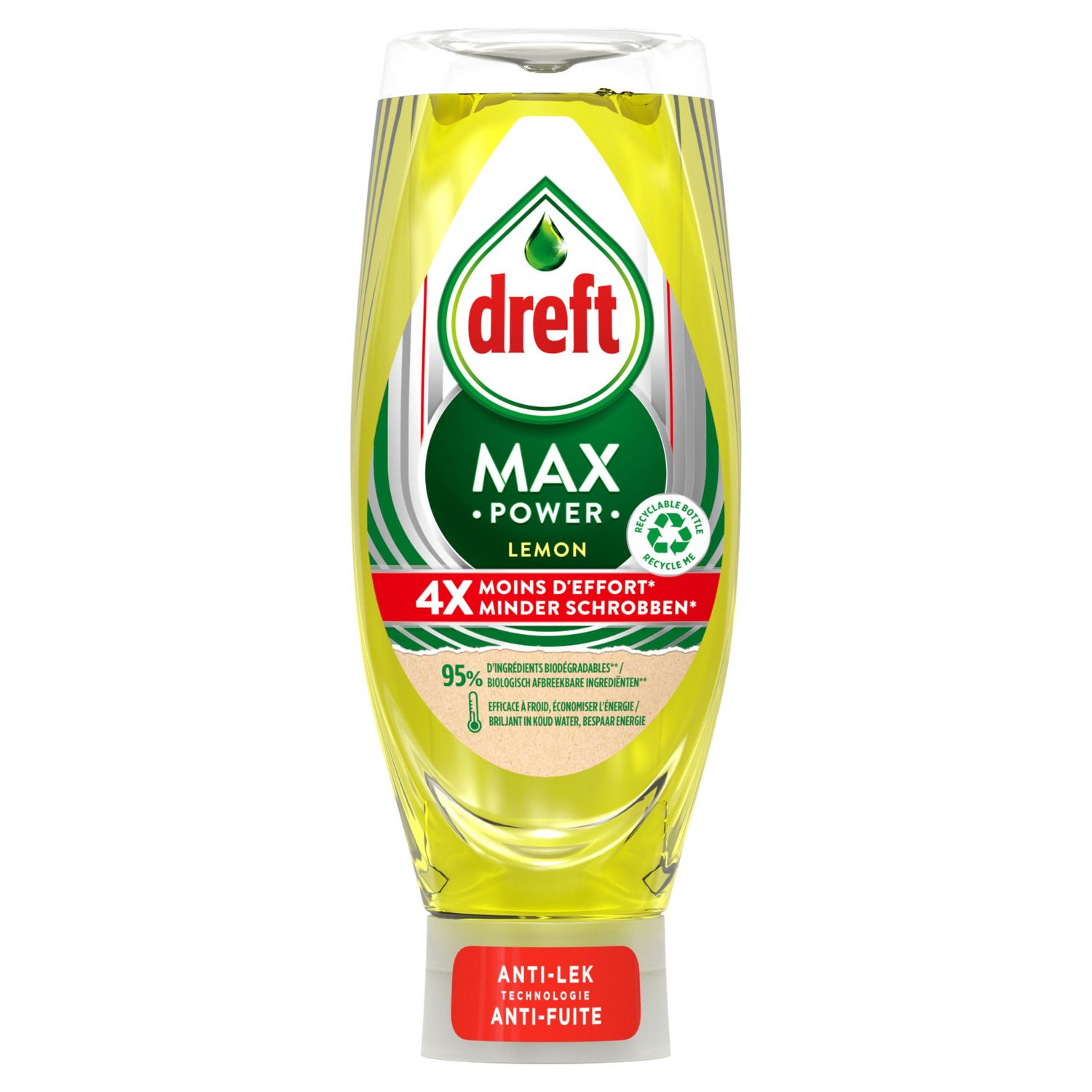 Dreft Handafwasmiddel Original Max Power Lemon (640 ml)