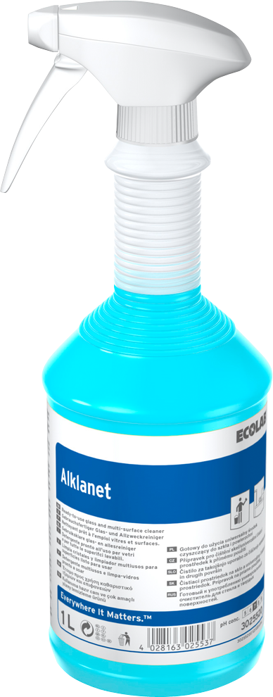 Ecolab Glas- En Interieurreiniger Alklanet (1000 ml)