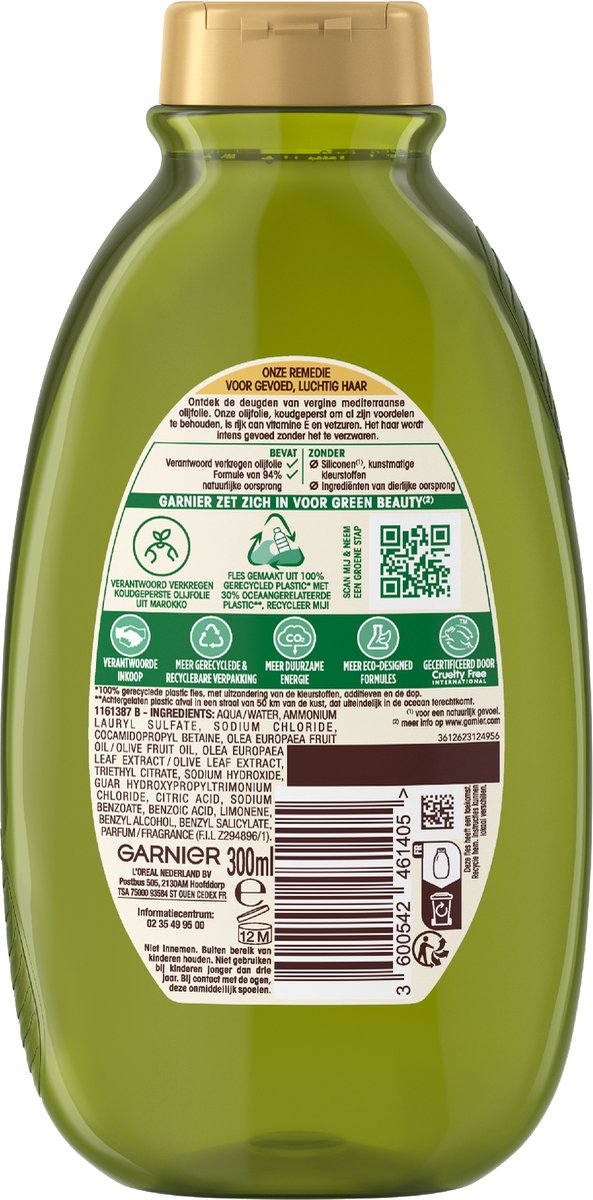 Garnier Loving Blends Shampoo Mythische Olijven - Droog haar (300 ml)
