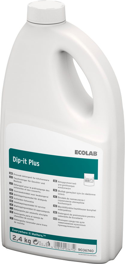 Ecolab Vaatwasmiddel Dip-It Plus (2400 gr)