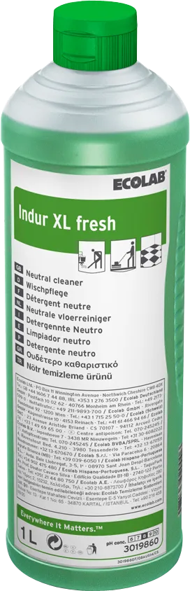 Ecolab Vloerreiniger Indur Xl Fresh (1000 ml)