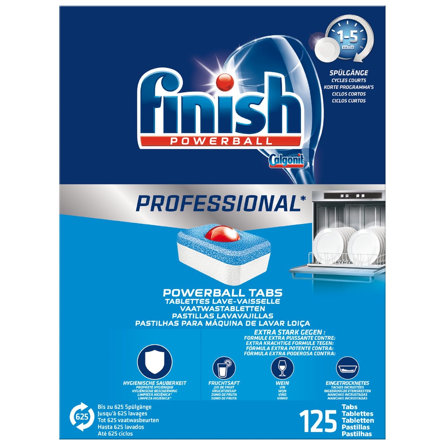 Finish Professional Tabs (125 tabletten)