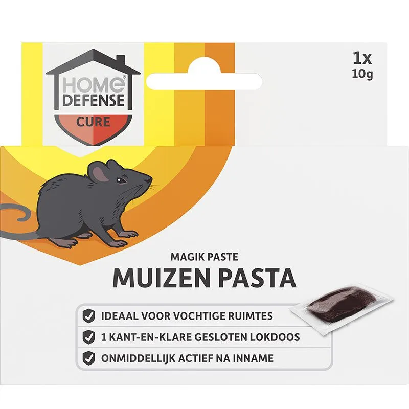 Home Defense Muizen Pasta Alfachloralose Kant-En-Klare Lokdoos 'Magik Paste' (1 stuk)