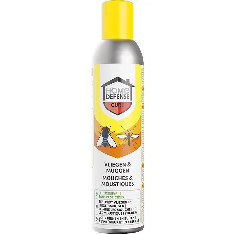Home Defense Vliegen & Muggen Spray Pesticidevrij (300 ml)