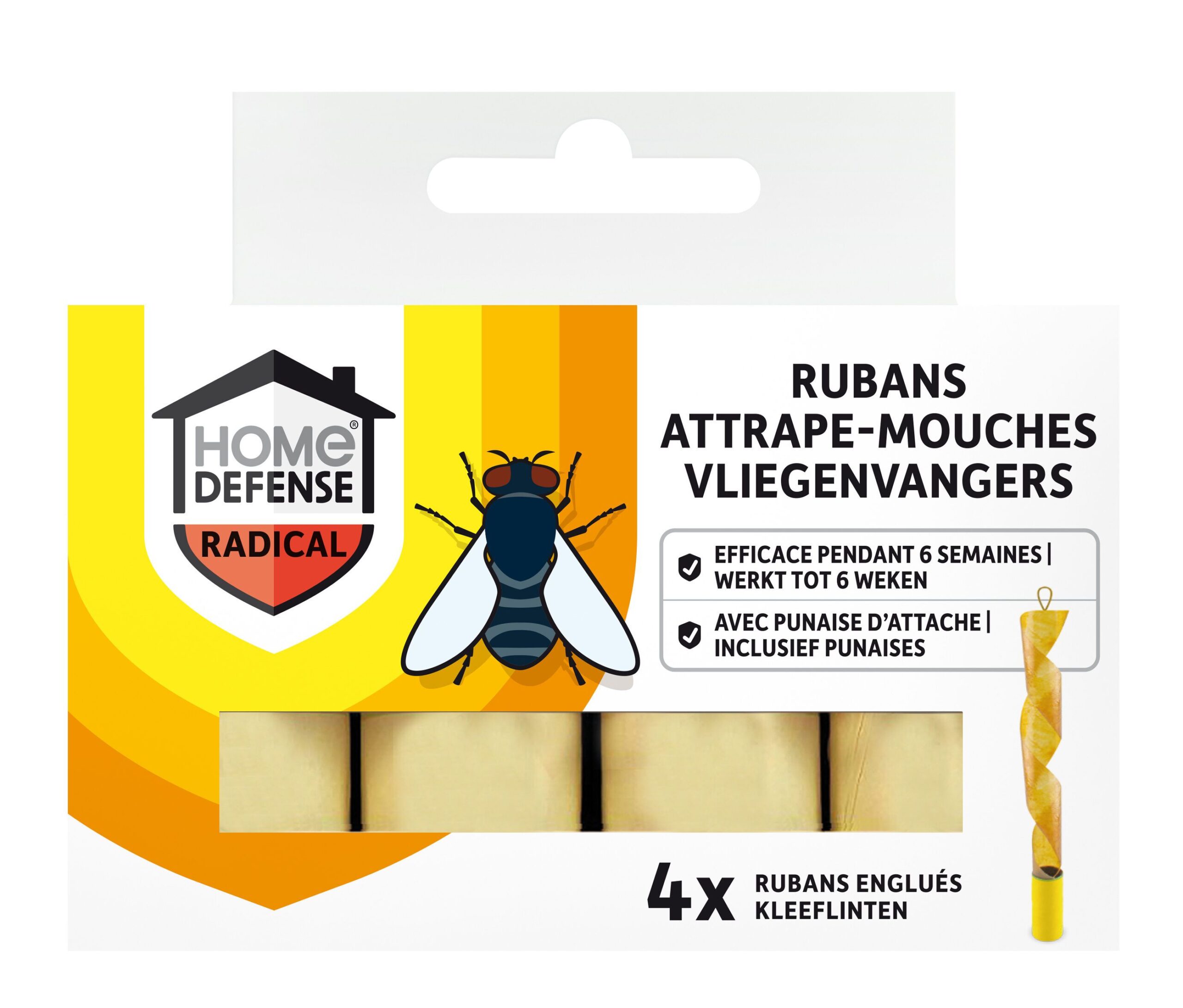 Home Defense Vliegenvangers Kleeflintens (4 stuks)