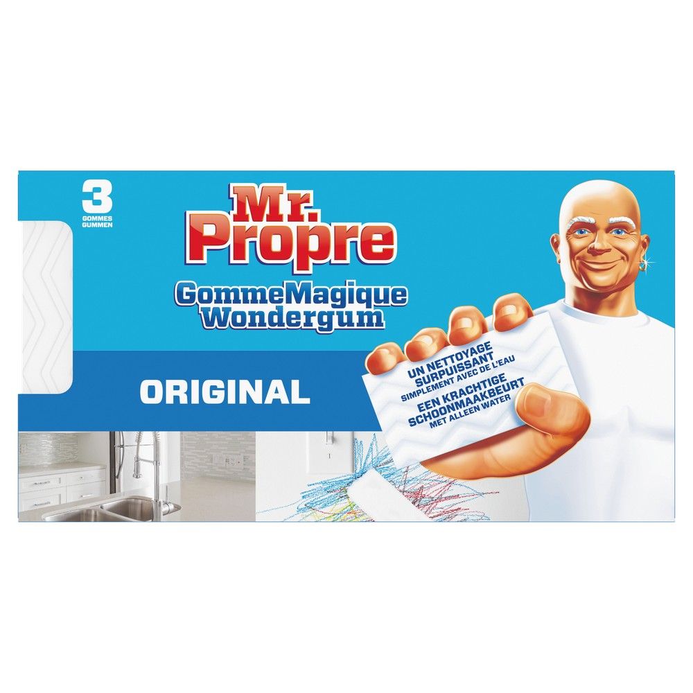 Mr. Proper Wondergum Original Reinigt Op Magische Wijze (3 stuks)