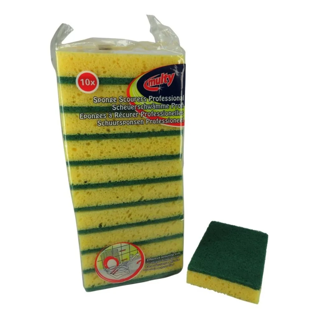 Multy Professional Schuurspons Gekleurd (10 stuks)