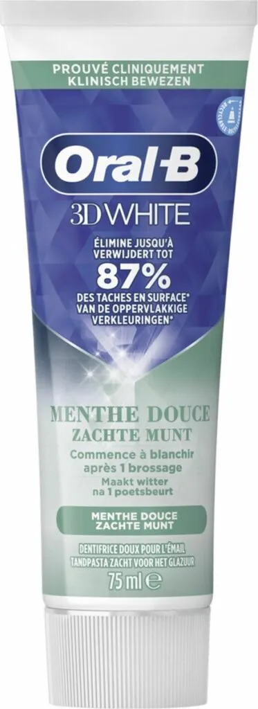Oral B Tandpasta 3D White Soft Mint (75 ml)