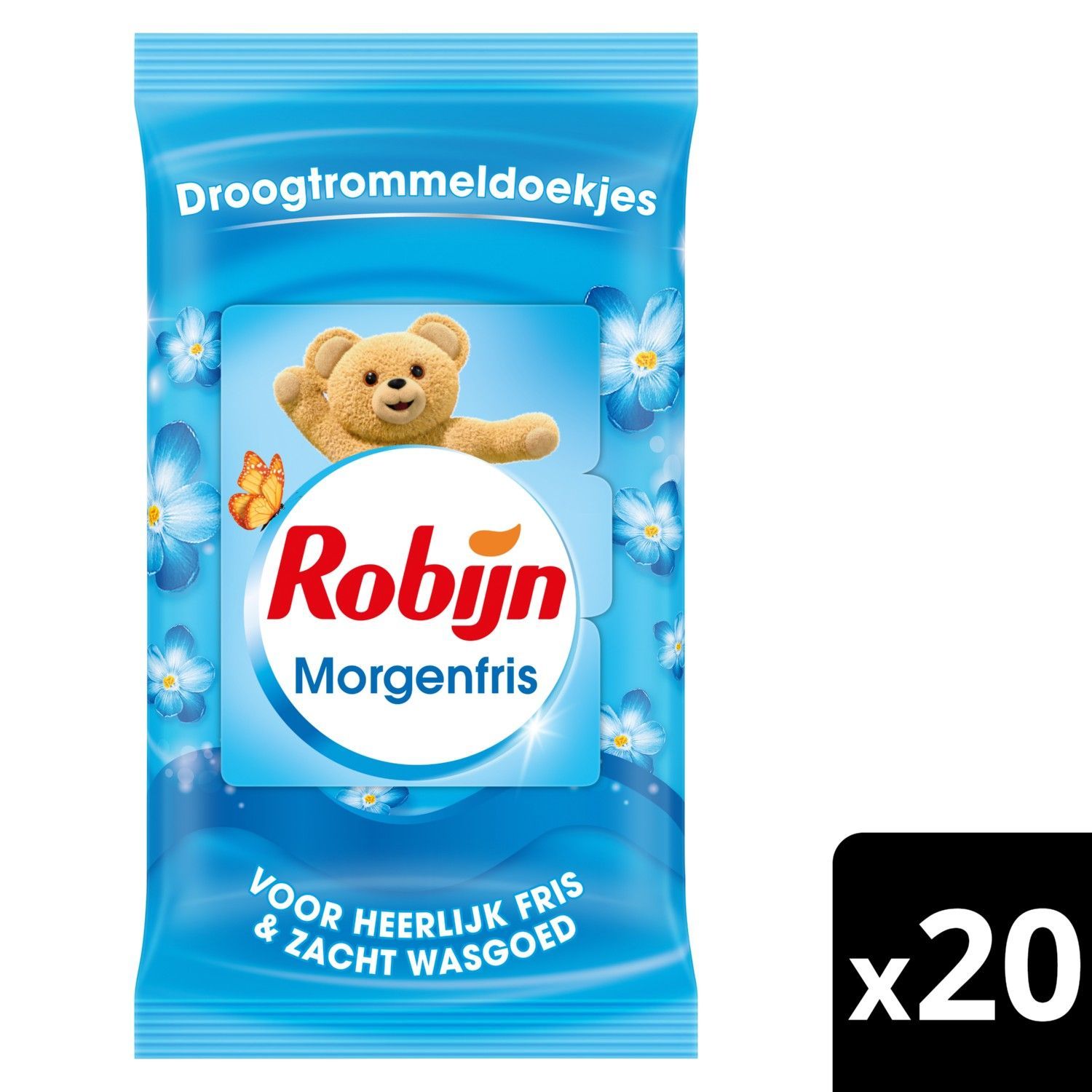 Robijn Droogtrommeldoekjes Morgenfris (20 stuks)