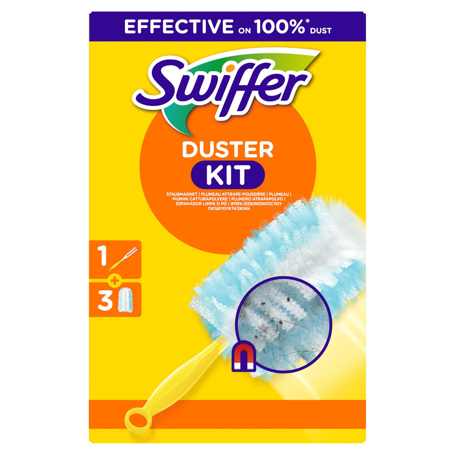 Swiffer Duster Stof-Wis Systeem Starterkit +3 Navullingen (1 stuk)