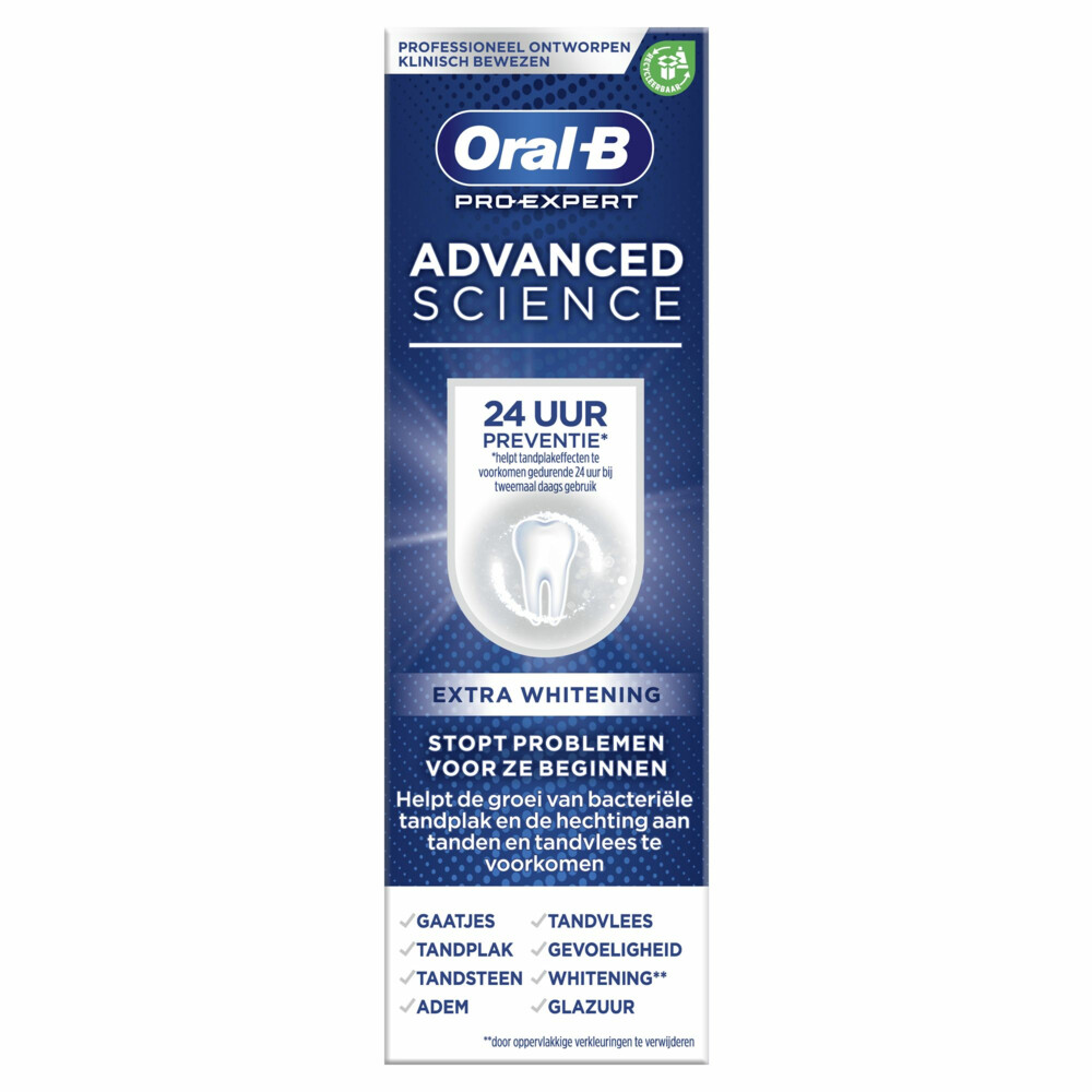 Oral B Tandpasta Pro-Expert Advanced Science Extra White (75 ml)