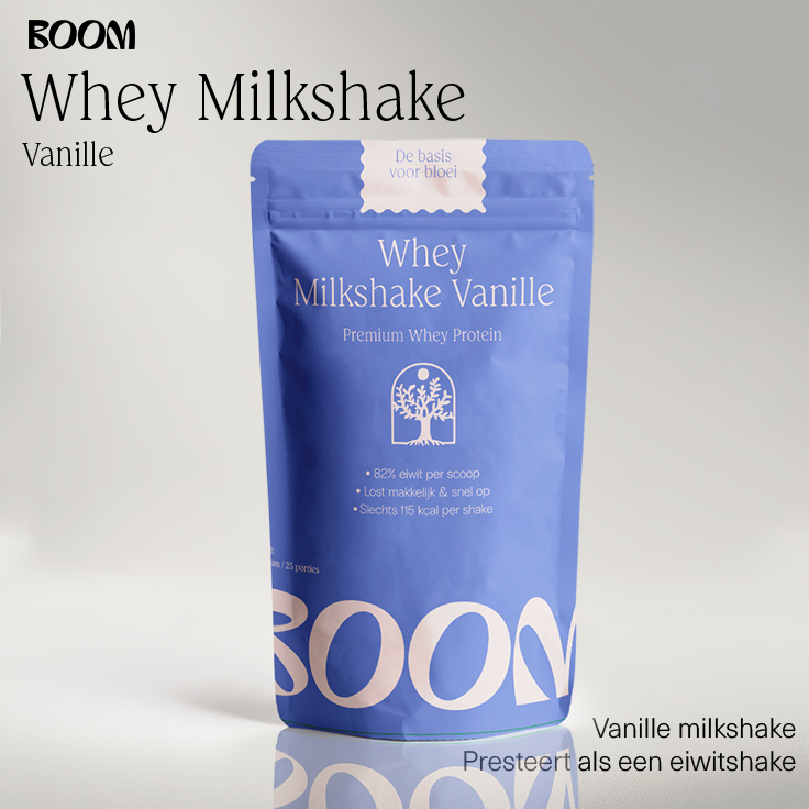 Boom Nutritions Whey Milkshake Vanille (750 gr)