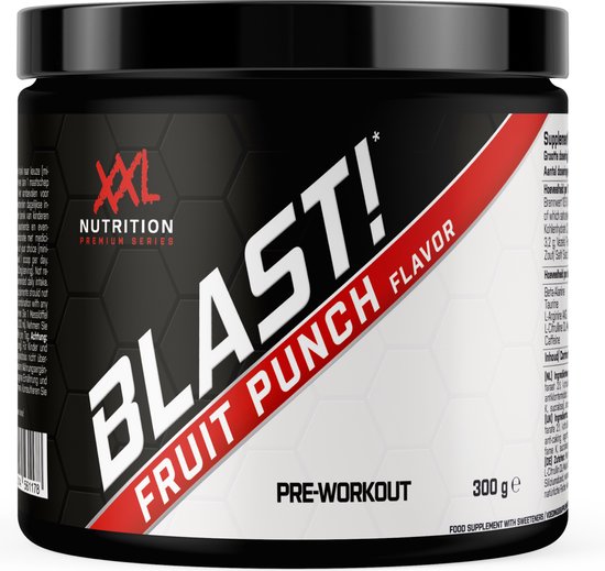XXL Nutrition Blast Pre Workout Fruit Punch (300 gr)