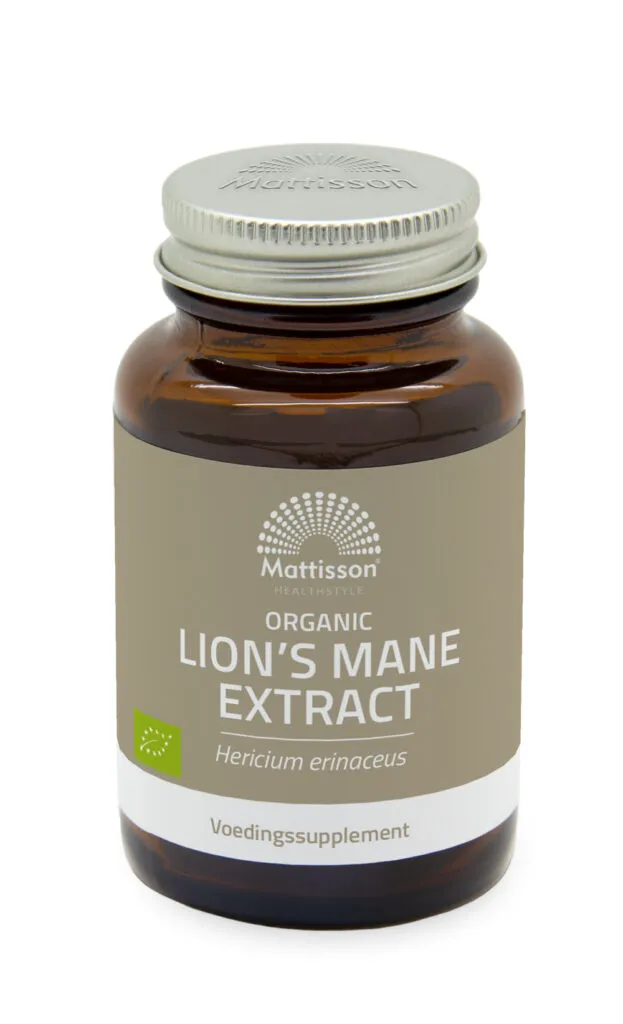 Mattisson Biologische Lion’s Mane extract 500 mg (60 capsules)