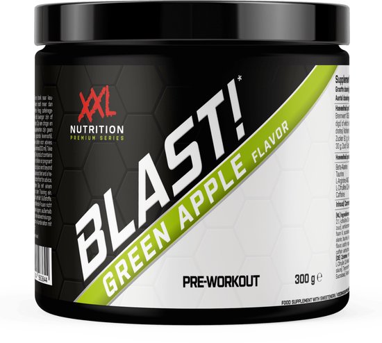 XXL Nutrition Blast Pre Workout green Apple (300 gr)