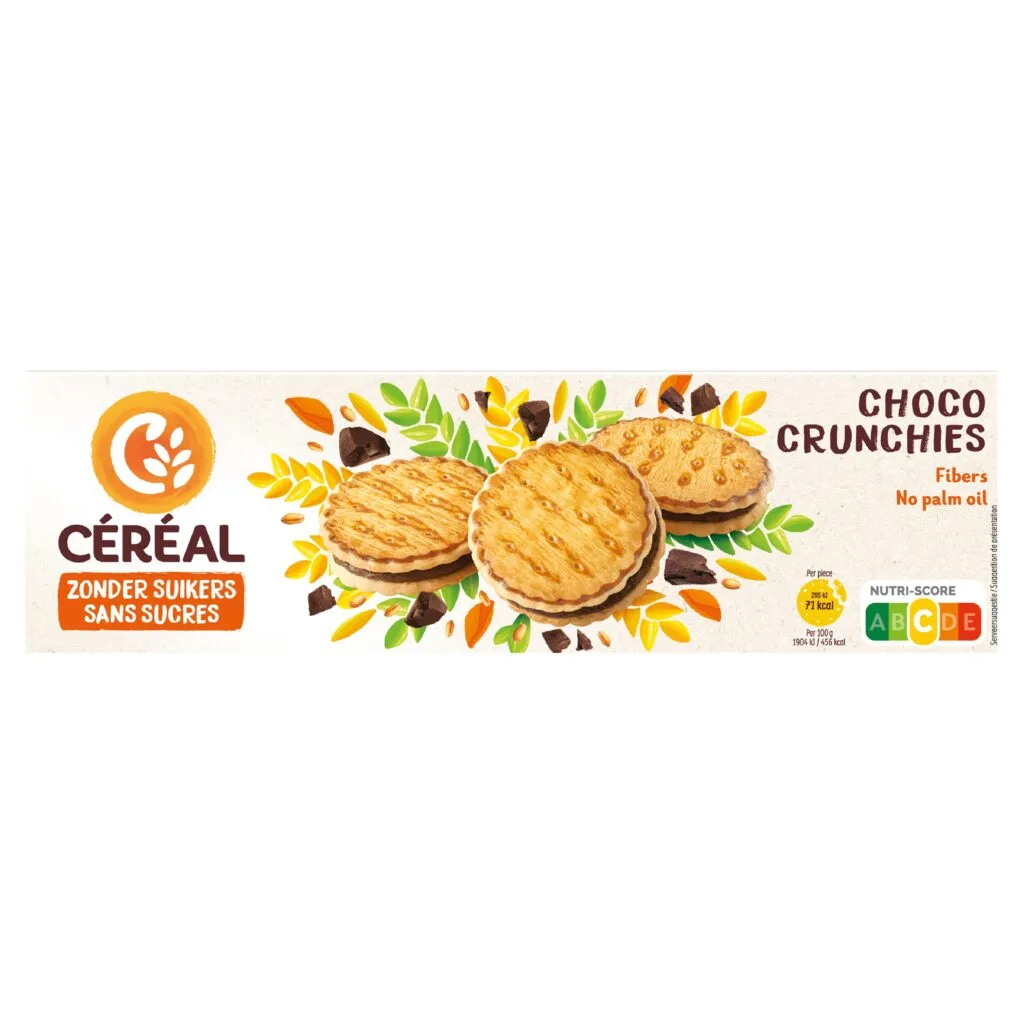 Céréal Choco Crunchies (4 x 3 stuks)