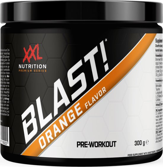 XXL Nutrition Blast Pre Workout Orange (300 gr)