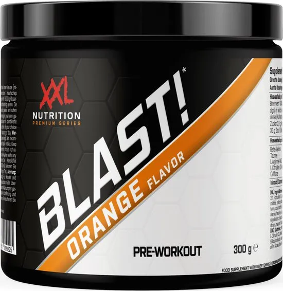 XXL Nutrition Blast Pre Workout Orange (300 gr)