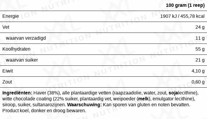 XXL Nutrition Delicious Oat Bar Yoghurt Muesli (100 gr)