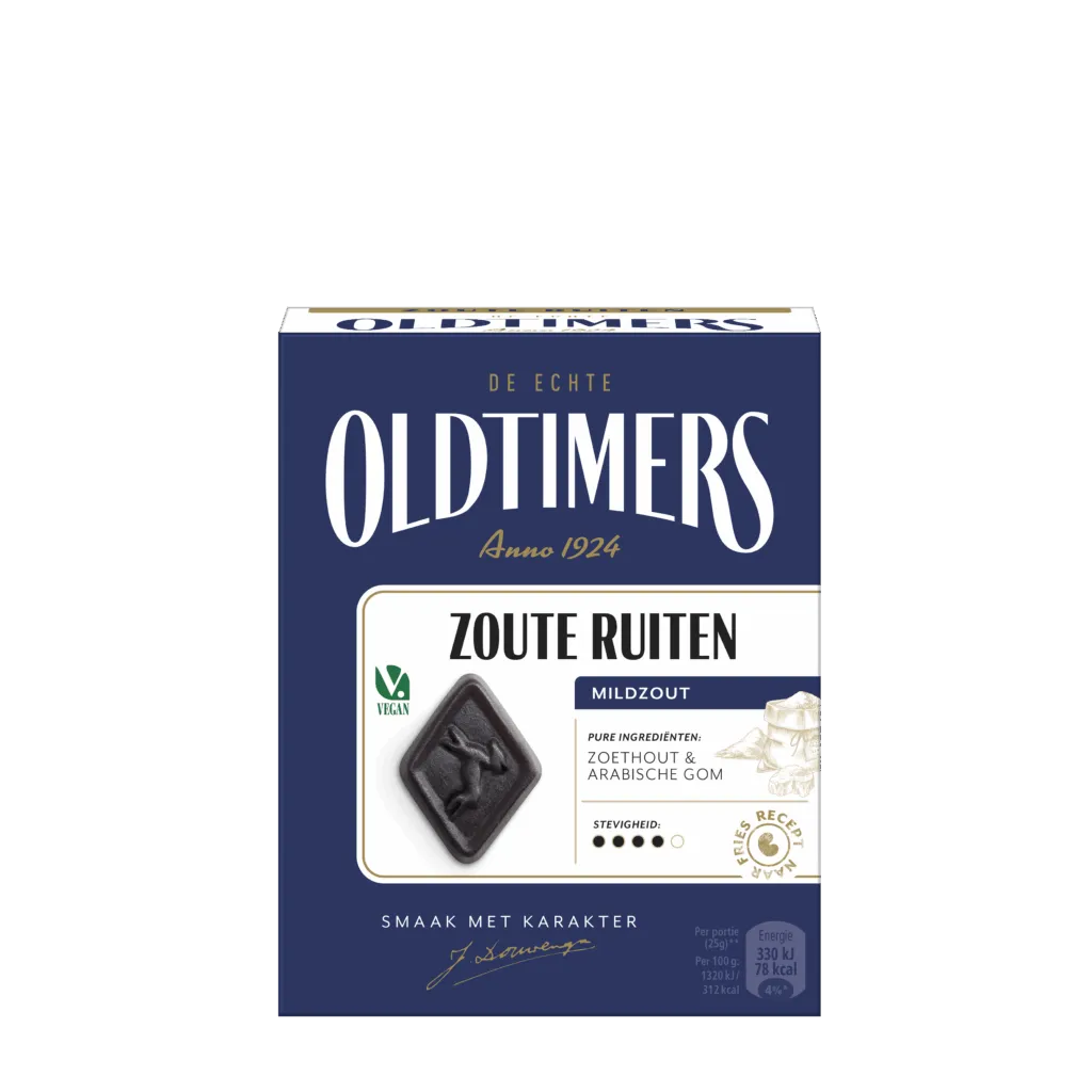 Oldtimers Ruitjesdrop (185 gram)