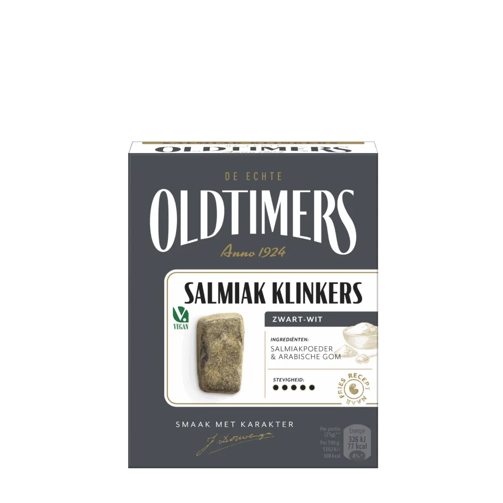 Oldtimers Salmiak Klinkers (185 gram)