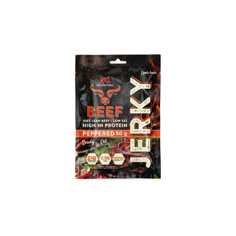 Xxl Nutrition Beef Jerky - Peppered (50 gram)
