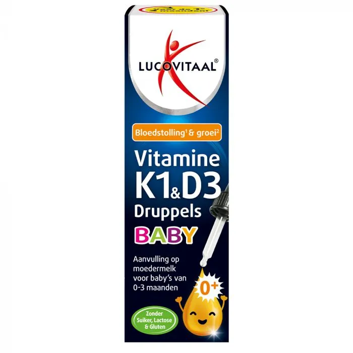 Lucovitaal K1 & D3 Vitamine Druppels Baby (14,5 ml)