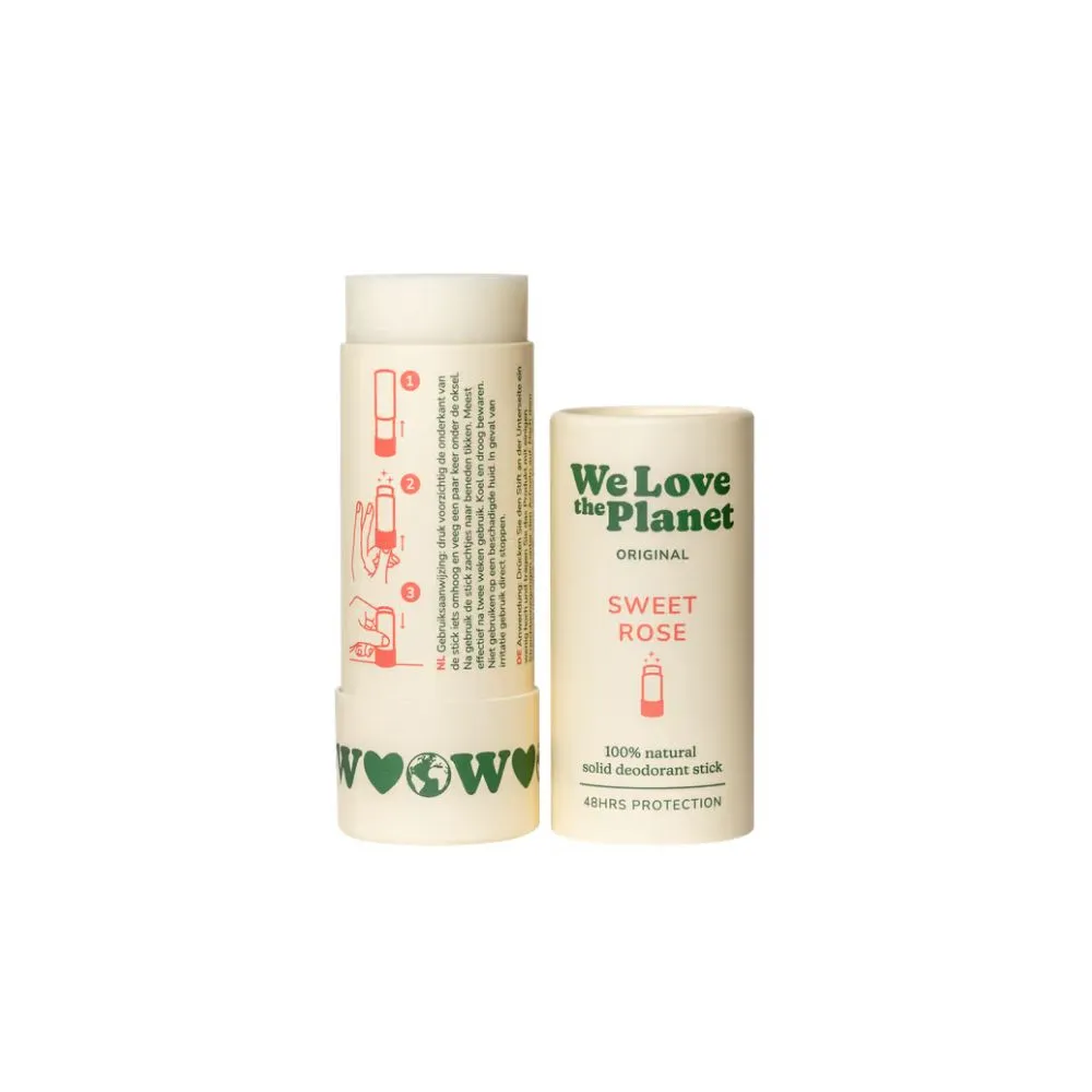 We Love The Planet Deodorant Stick - Sweet Rose (40 gr)
