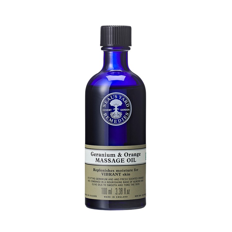 Neal's Yard Remedies Geranium & Orange Massage Oil (100 ml)