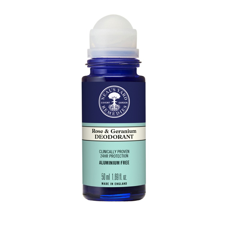 Neal's Yard Remedies Rose & Geranium Roll On Deodorant (50 ml)