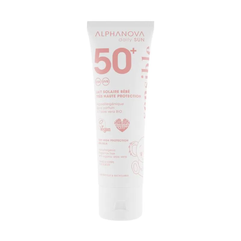 Alphanova Sun Baby Sun Milk Sensitive Bio Spf50+ (50 ml)
