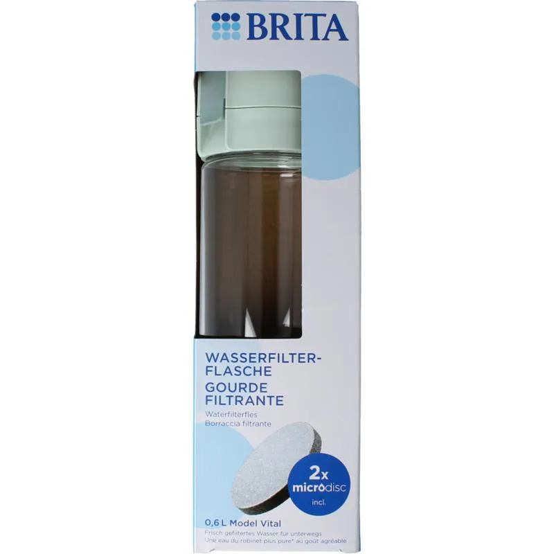 Brita Waterfles Vital Licht Groen (1 stuk)