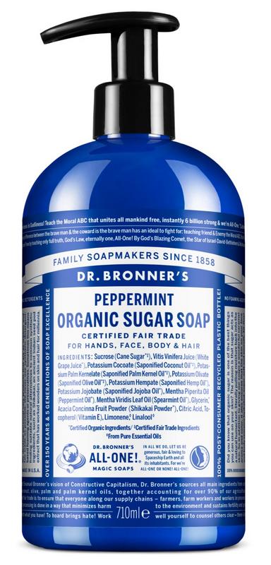 Dr Bronner's Shikakai Zeep Pepermunt (710 ml)