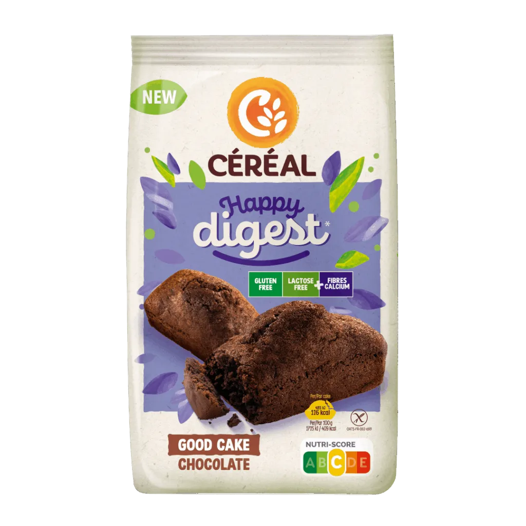 Céréal Happy Digest Good Cake Chocolate (6 x 28,3 gr)