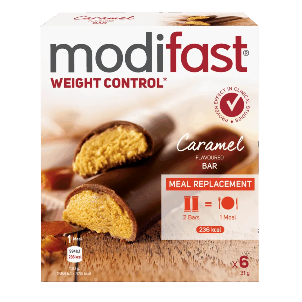 Modifast Weight Control Lunchbar Caramel (6 x 31 gr)