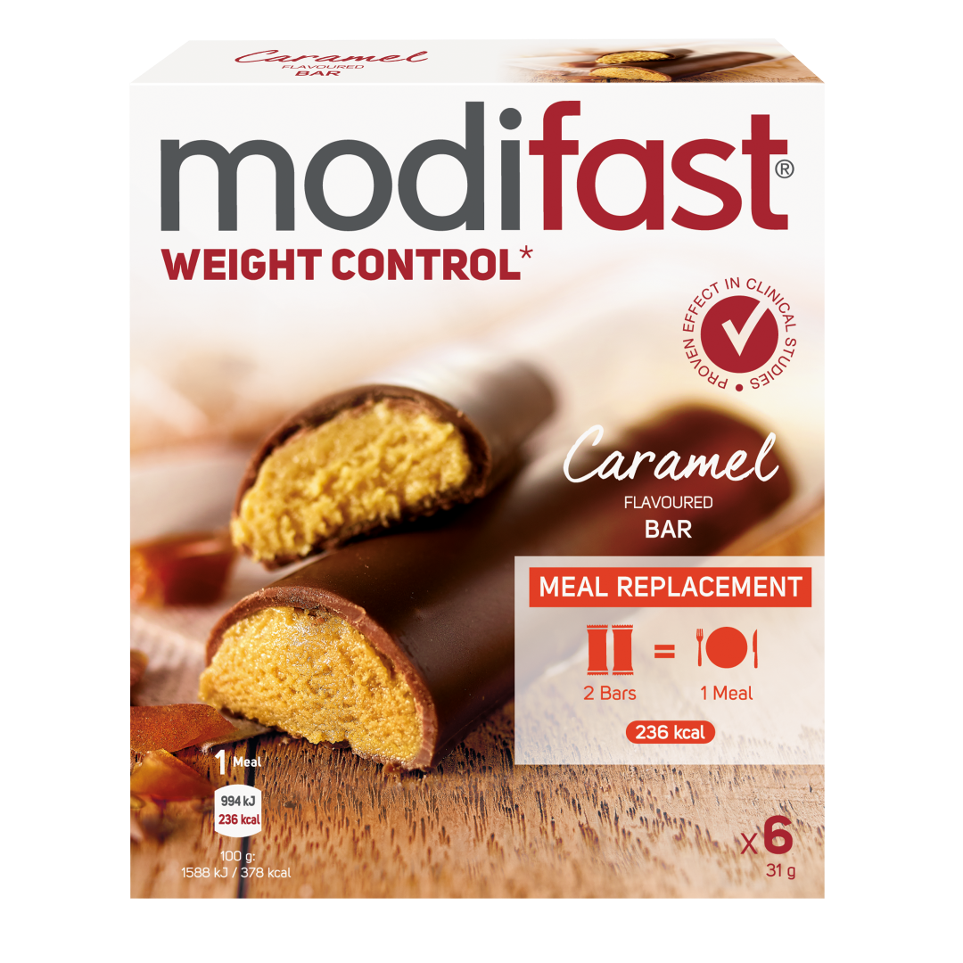 Modifast Weight Control Lunchbar Caramel (6 x 31 gr)