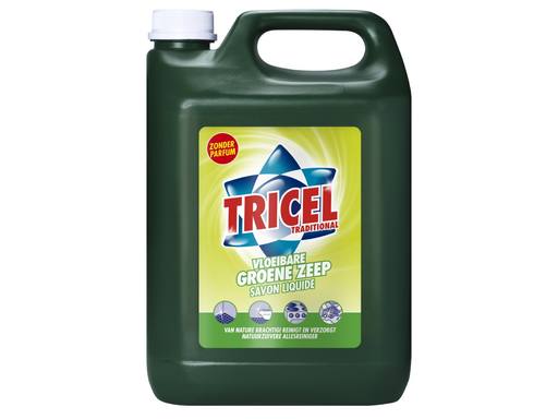 Tricelgroene Zeep Vloeibaar Traditional Zonder Parfum (5000 ml)