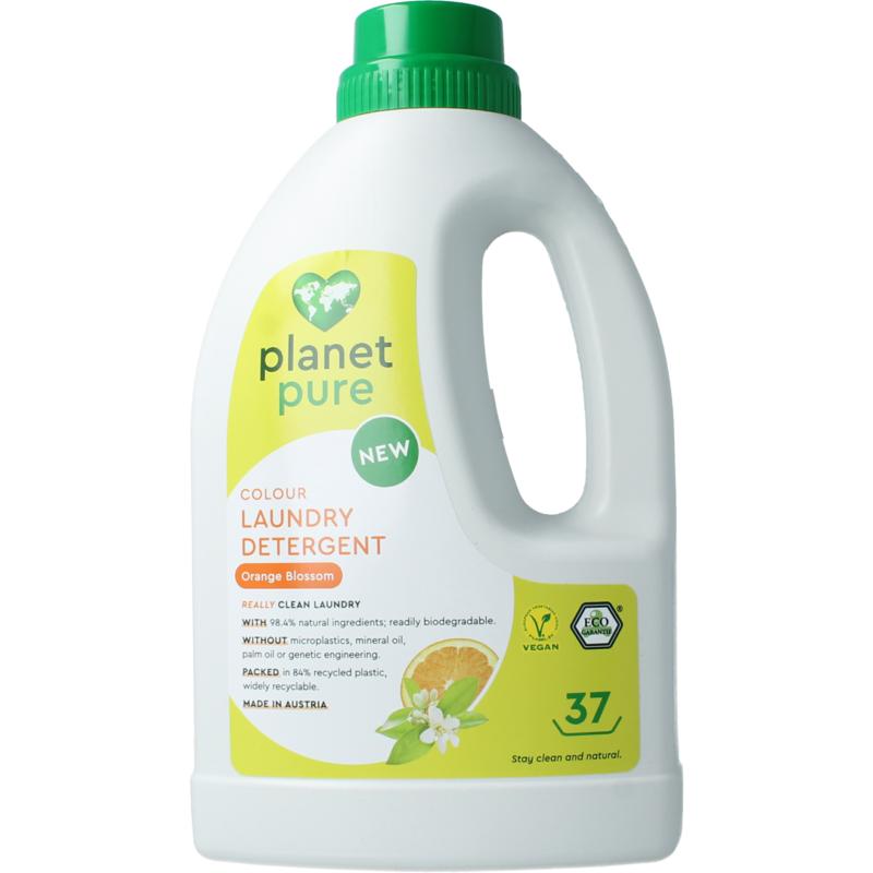 Planet Pure Wasmiddel Vloeibaar Gekleurde Was Orange (1480 ml)