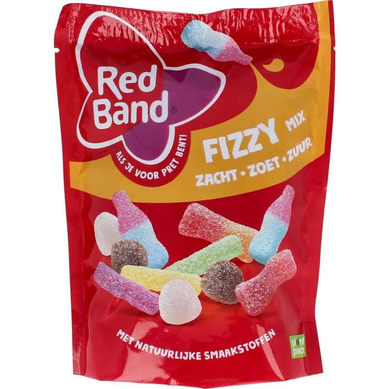 Red Band Snoepmix Fizzy (215 gr)