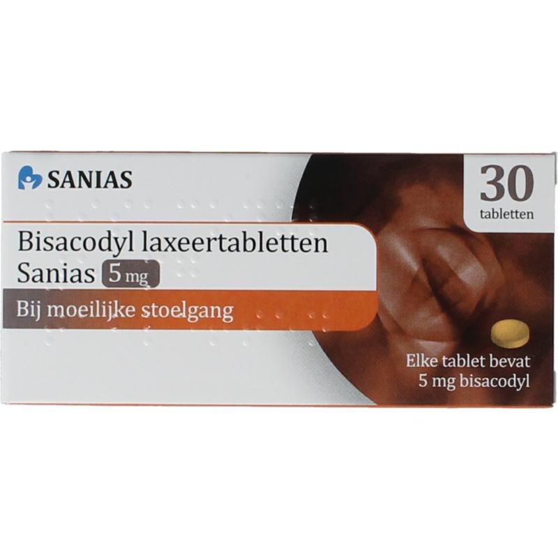 Sanias Bisacodyl 5mg (30 tabletten)