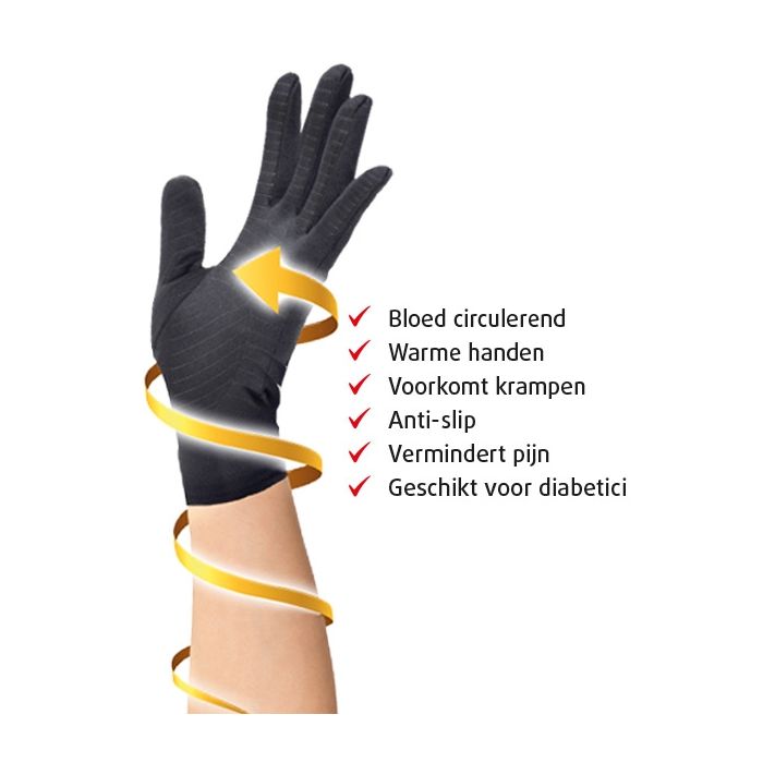 Lucovitaal Koper Thermo Handschoenen Large (1 paar) - image 2