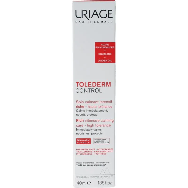 Uriage Tolederm Control Rijke Kalmerende Verzorging (40 ml)