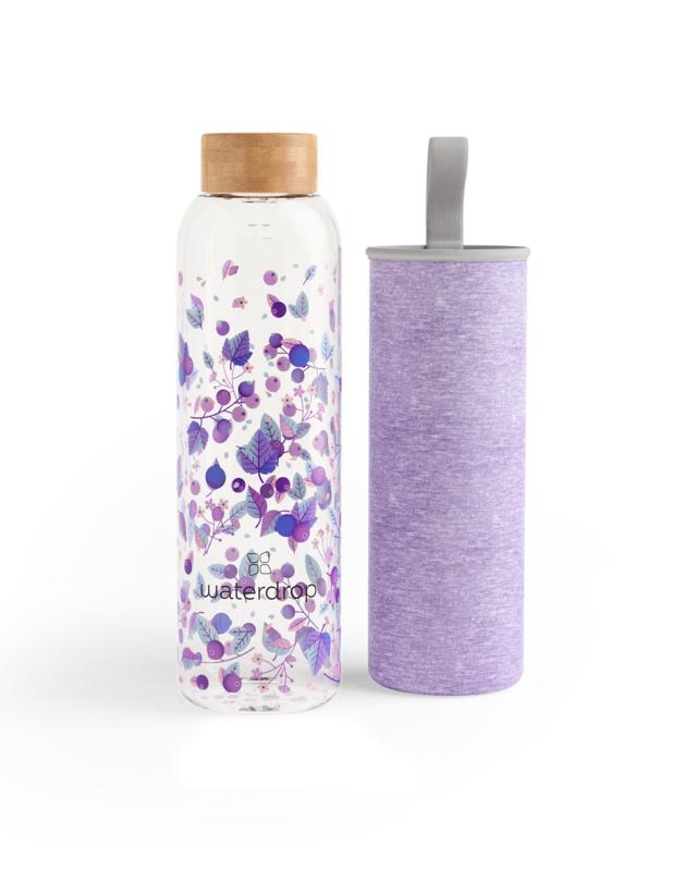 Waterdrop Glazen Drinkfles Boost 600Ml (1 stuk)