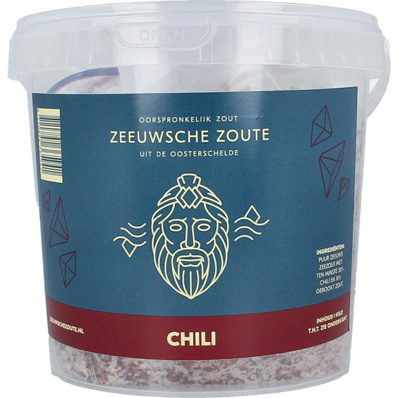 Zeeuwsche Zoute Puur Zout In Emmer (1000 gr)